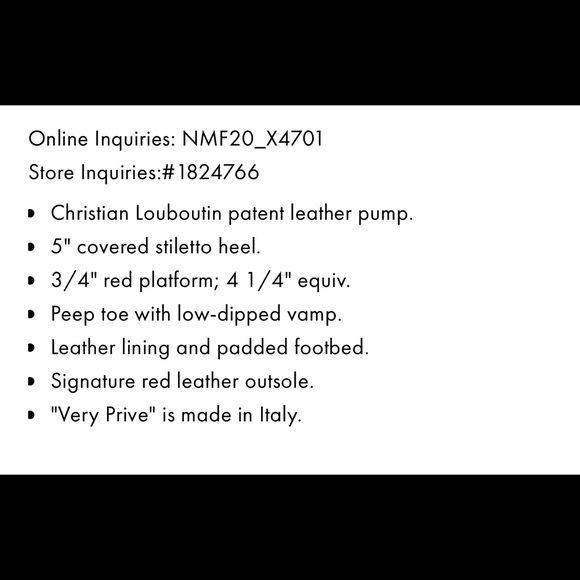 Christian Louboutin New Very Prive - Picture 5 of 5